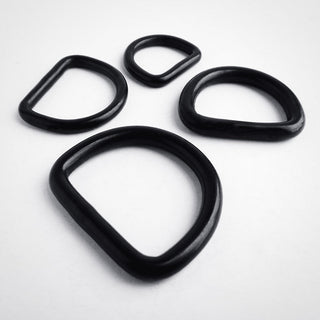 Carbolts stock a range of black stainless steel D rings. Ideal for use in webbing and straps. Large stock available.