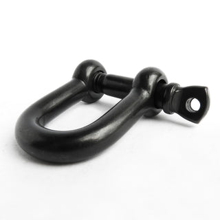 The best selling black stainless steel D shackles in the UK. A4 marine grade stainless steel, tough and durable. The best in the UK, see our range of sizes.