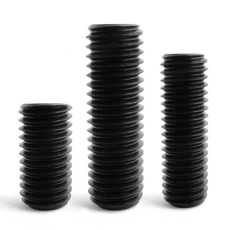 Black Stainless Steel Socket Cup Point Set Screw