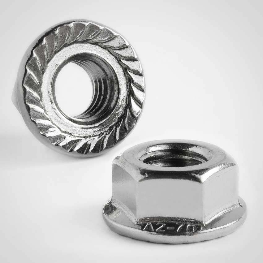 Stainless Steel Serrated Flange Nuts