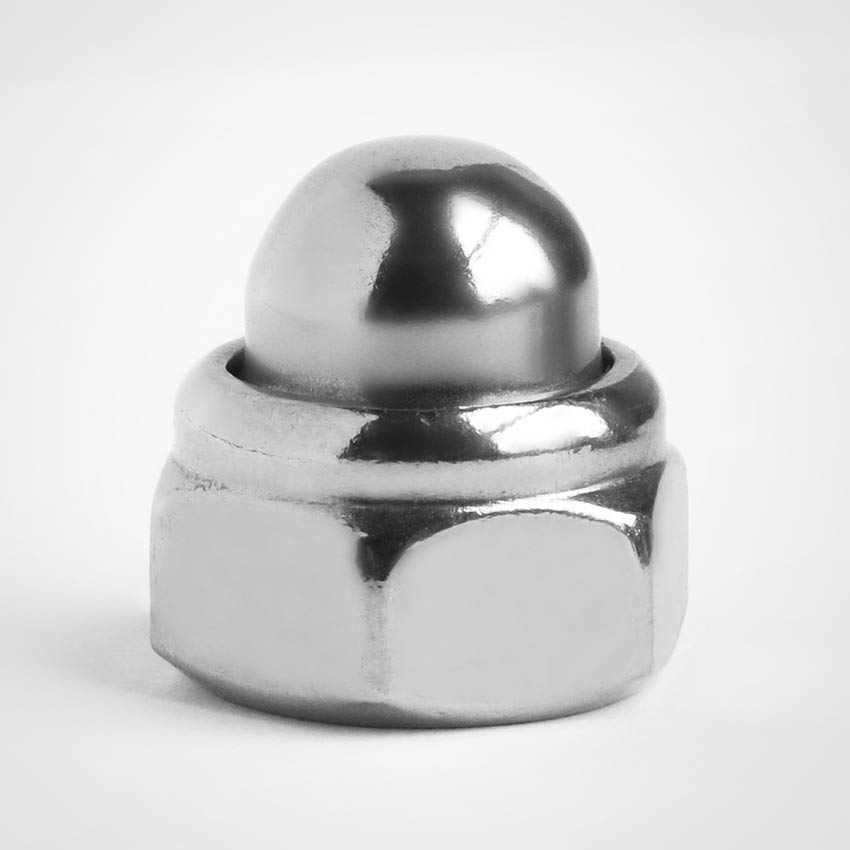Stainless Steel Dome Nyloc Nuts