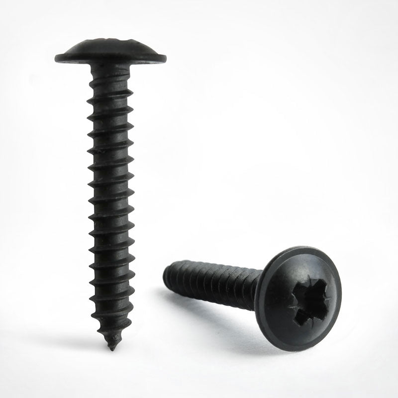 Black Stainless Steel Pozi Flange Self Tapping Screw BS 4174