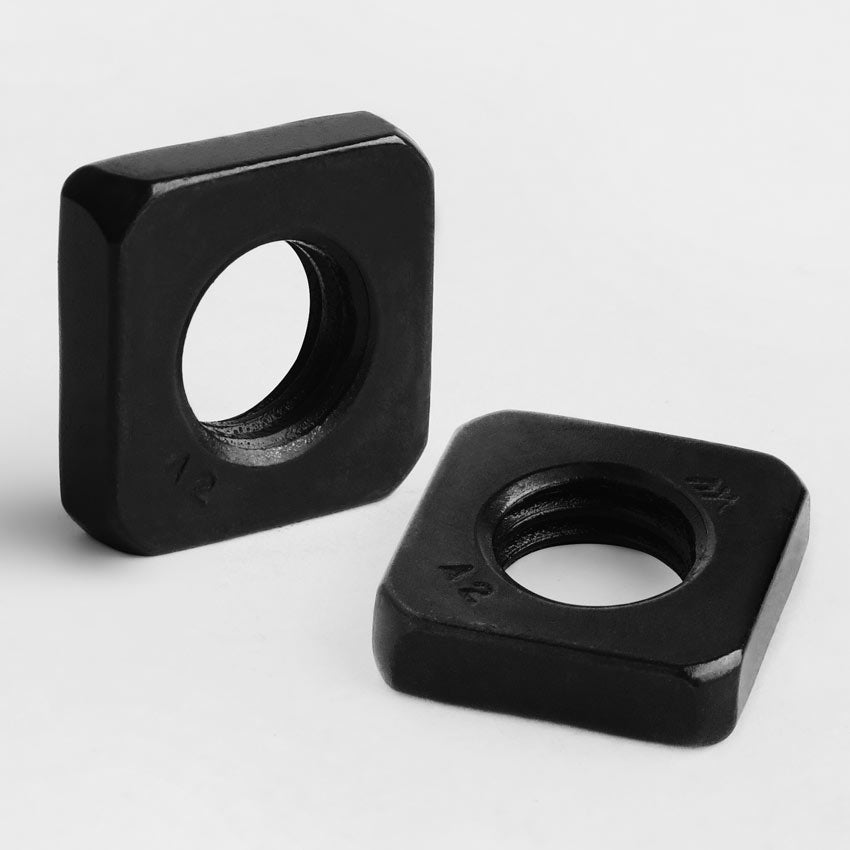 Black Stainless Steel Square Nuts Type 2