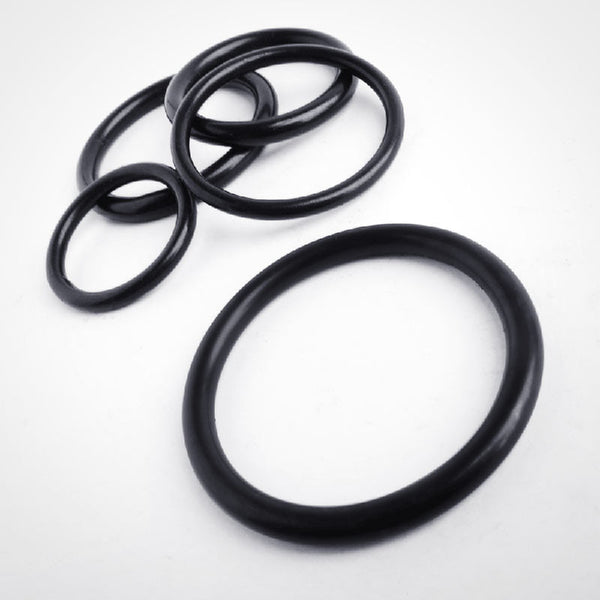 Black Stainless Steel A4 welded 'O' Rings