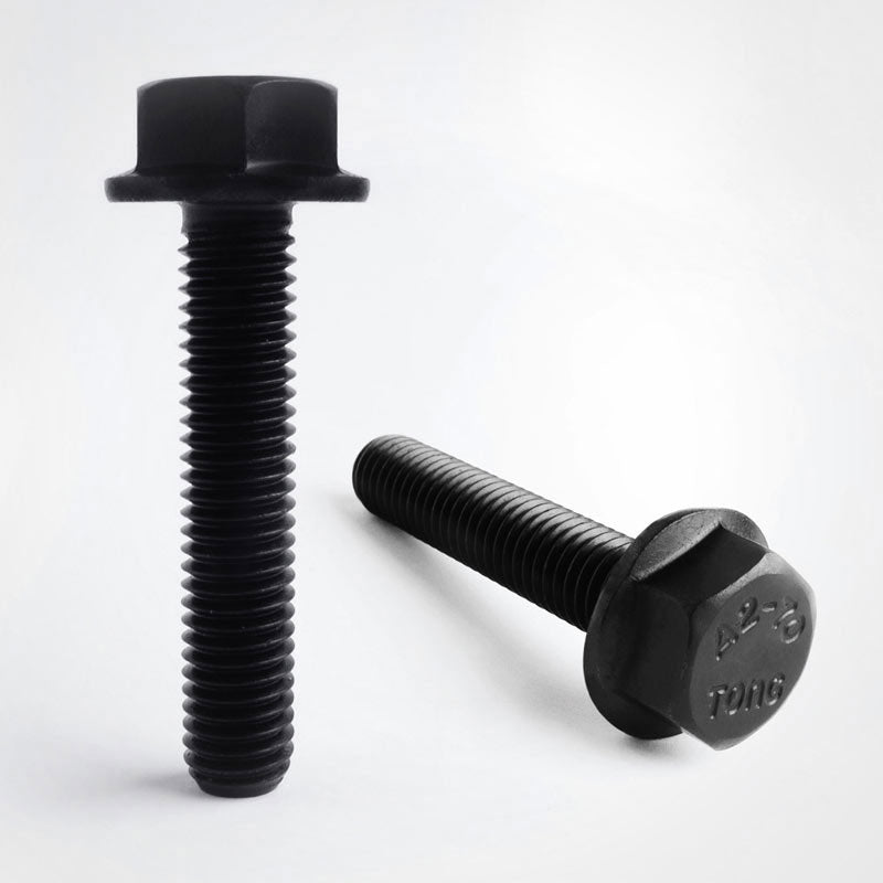 M8 X 1mm X 25mm Fine Pitch Hexagon Flange Bolts DIN 6921 - 10 9 - View #4
