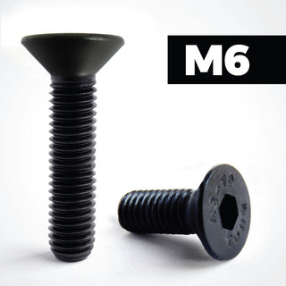 M6 Black Stainless Steel Socket Countersunk Screws