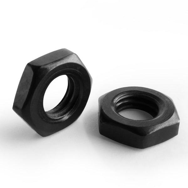 Black Stainless Steel Thin Nuts