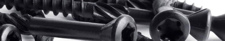 CB10 blacking process on black stainless steel decking screws
