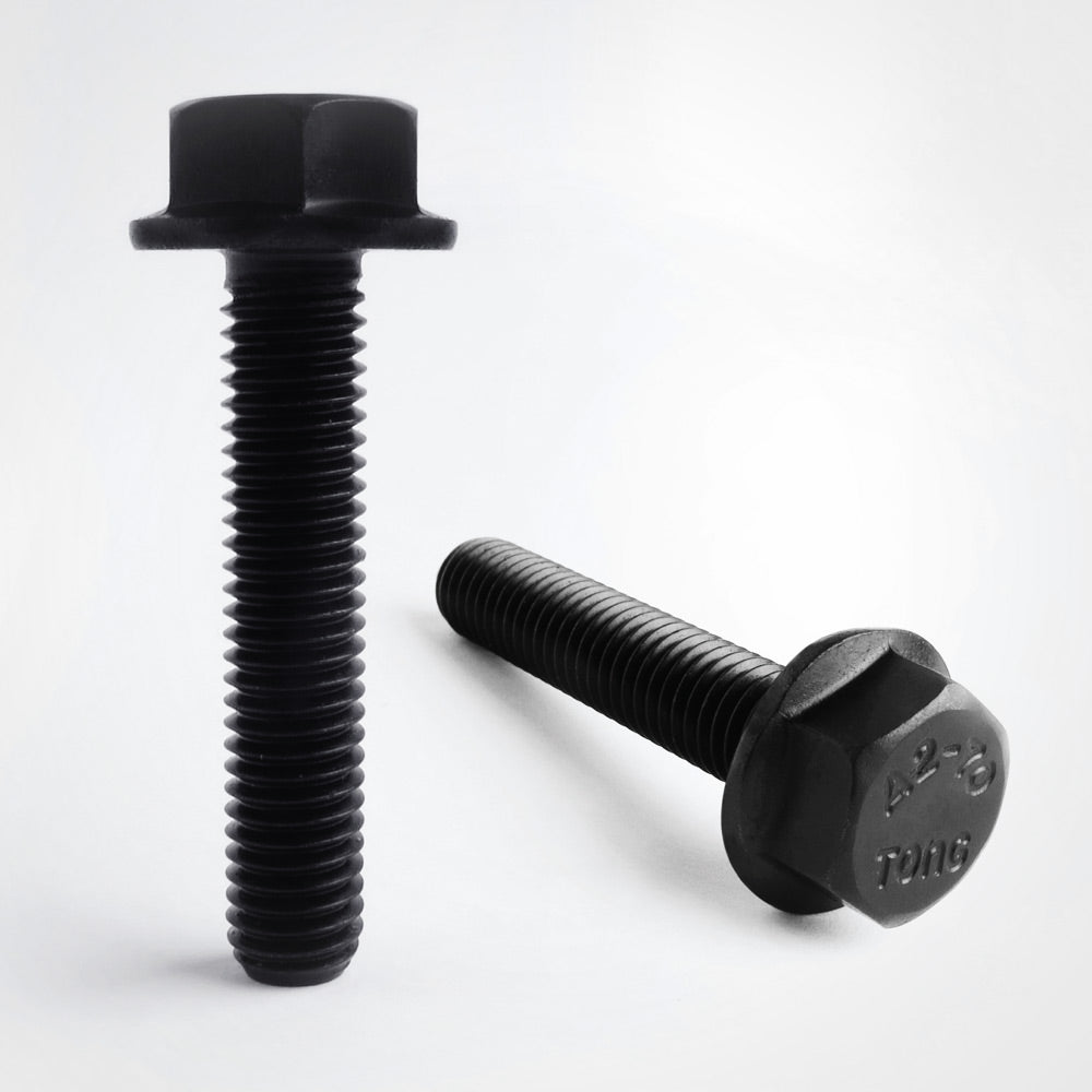 Black Hex Flange Bolts