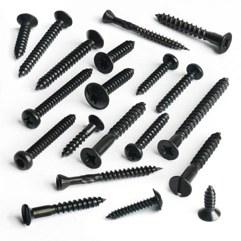 black-stainless-steel-screw-collection-from-carbolts.co.uk