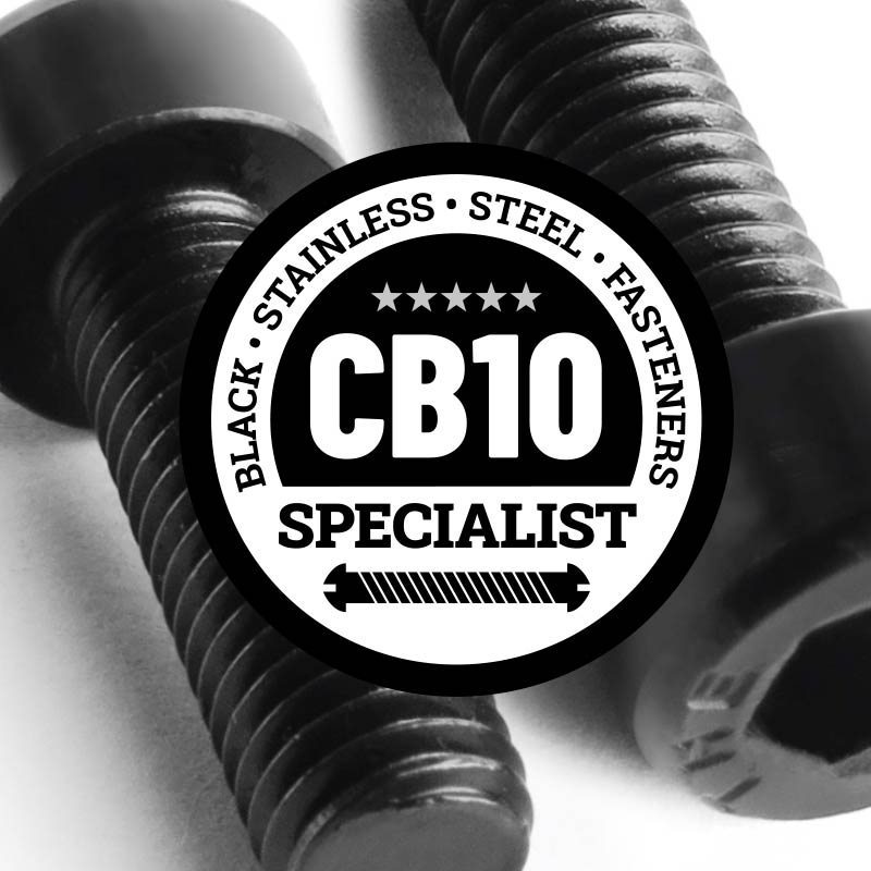 Black Stainless Steel Socket Cap Fully Threaded