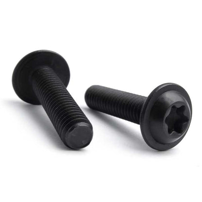 Black Stainless Steel Torx Button Flange