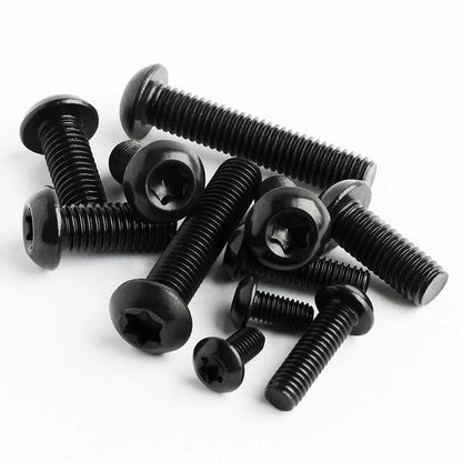 Black Stainless Steel Torx Button