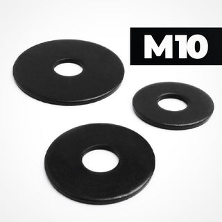 M10 Black Stainless Steel Flat Washers Penny Washers black washers