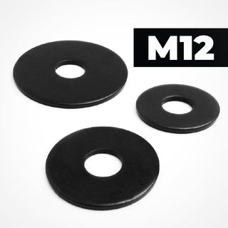 M12 Black Stainless Steel Flat Washers Penny Washers black washers