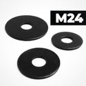 M24 Black Stainless Steel Flat Washers Penny Washers black washers