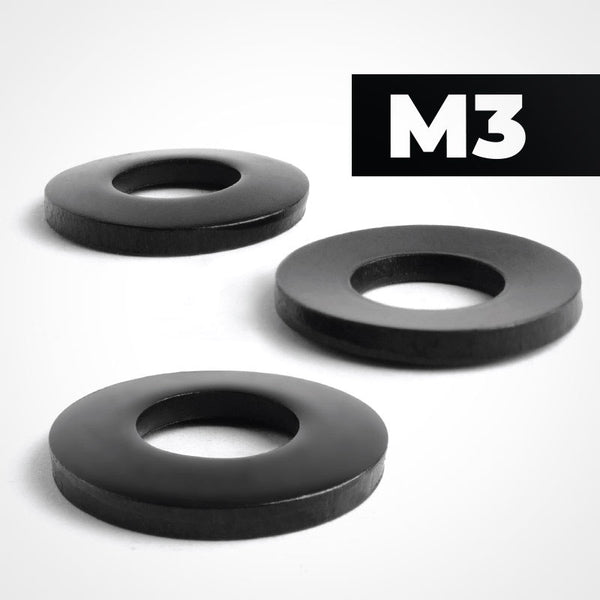 M3 Black Stainless Steel Conical Spring Washers DIN 6796