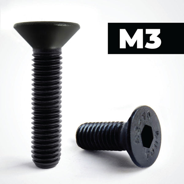 M3 Black Stainless Steel Socket Countersunk
