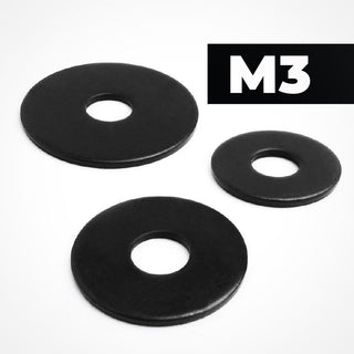 M3 Black Stainless Steel Flat Washers Penny Washers black washers