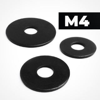 M4 Black Stainless Steel Flat Washers Penny Washers black washers