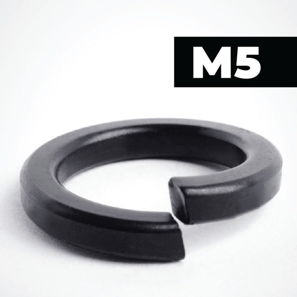 M5 Black Stainless Steel Spring Washers DIN 127