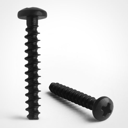 Black Stainless Steel Phillips Pan Head Screws For Plastics