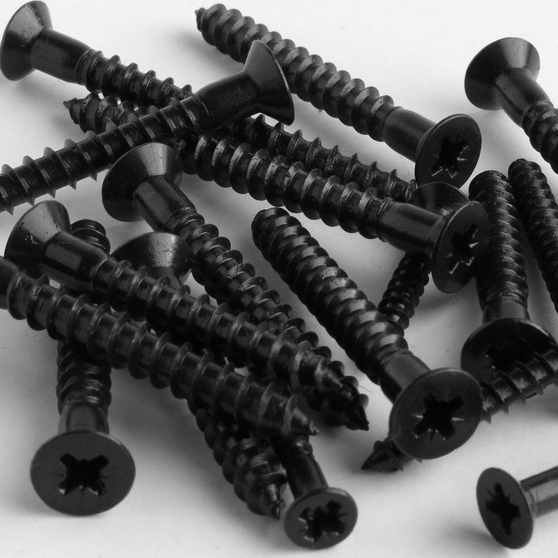 Black Stainless Steel Pozi Wood Screw DIN 7997Z – carbolts.co.uk