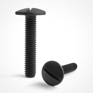 Black Stainless Steel Slotted Mushroom Machine Screws