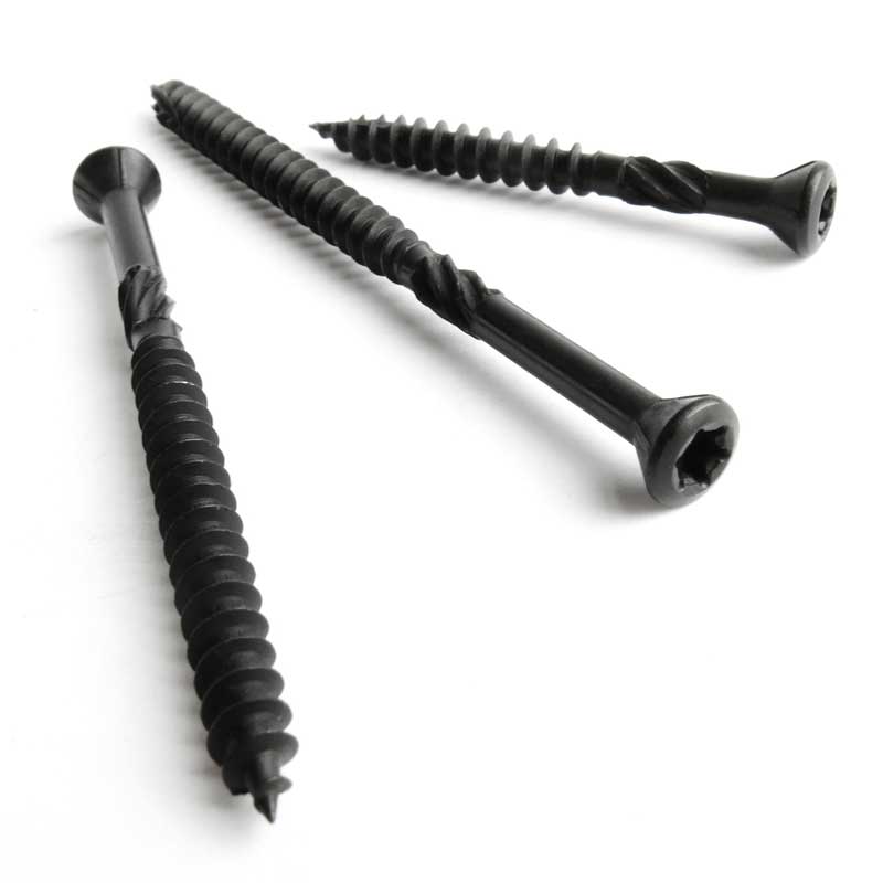 Black Stainless Steel Decking / Cladding Screws