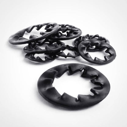 Black Stainless Steel Internal Serrated Lock Washers DIN 6798 J