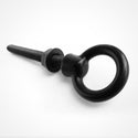 Black Stainless Steel Long Shank Lifting Eye Bolt