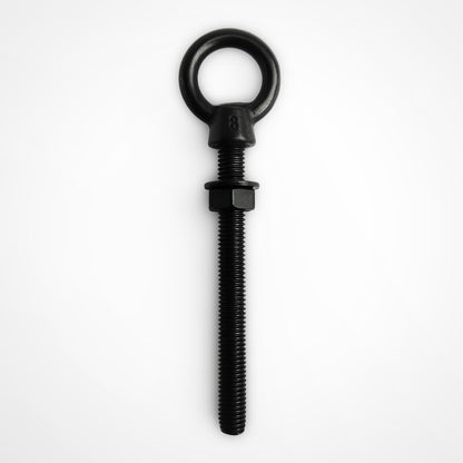 Black Stainless Steel Long Shank Lifting Eye Bolt