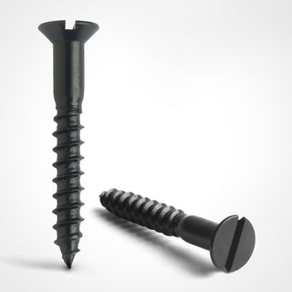 Slotted wood screw