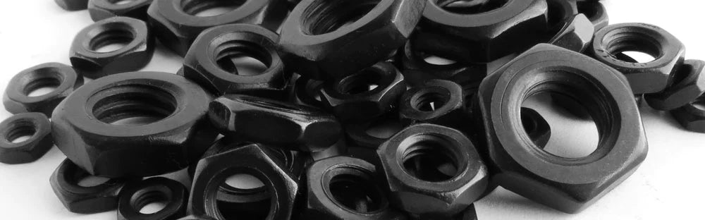 black nuts - black stainless steel full nuts