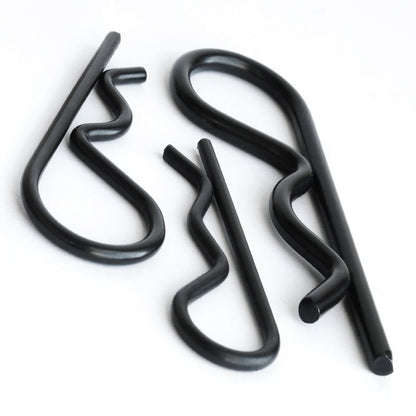 Black Stainless Steel R Clips