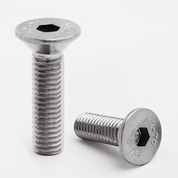 Carbolts-Socket Countersunk 6x20mm Screws ISO 10642 A2-70 Stainless Steel