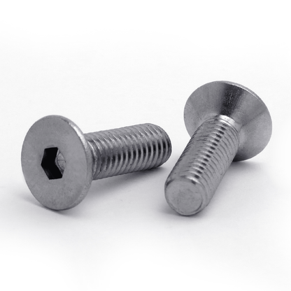 Stainless steel countersunk screws