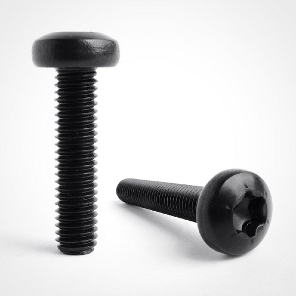 Black-A2-Stainless-Steel-Torx-Pan-Head-Machine-Screws-ISO14583-next-day-delivery