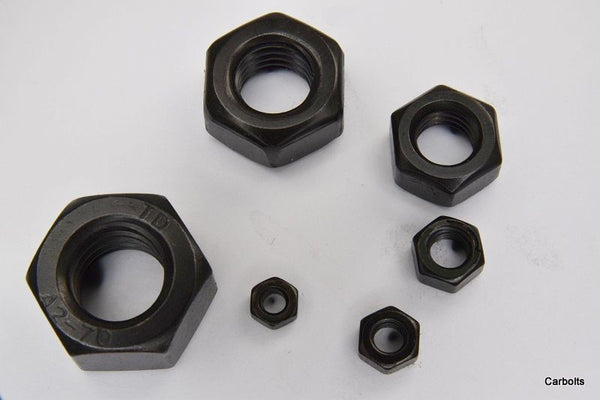Black Stainless Steel Full Nut DIN 934 Hexagon Nuts