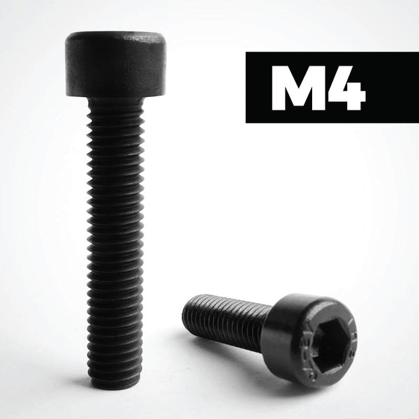 M4 Black Stainless Steel Socket Cap Screws