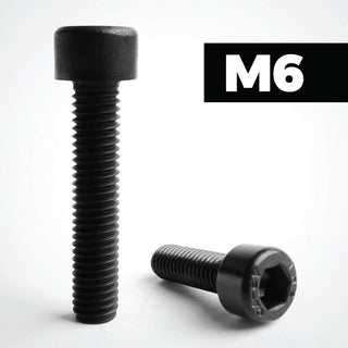 Black M6 Cap bolts