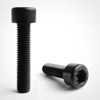 Pro Black M4, M5, M6, M8, M10 Hex Socket Cap Screw Plain Black Stainless Steel, blacked using our CB10 process