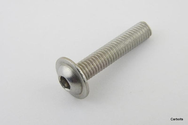 Stainless Steel Bolts - Socket Button Flange