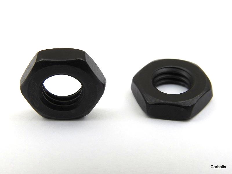 Black Stainless Steel Thin Nuts DIN 439 ISO 4035