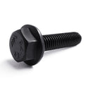 BLACK STAINLESS STEEL FLANGED BOLTS FULLY THREADED HEXAGON FLANGE HEAD SCREWS A2 STAINLESS STEEL