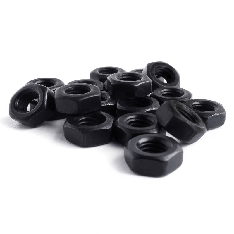 Black Stainless Steel Full Nuts A2-70 – carbolts.co.uk