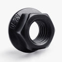 Non Serrated Flange Nuts Black Stainless Steel