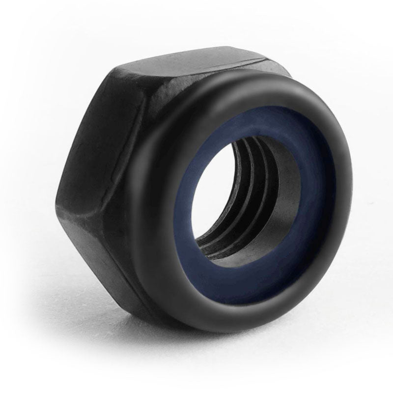 Black Stainless Steel Nyloc Nuts