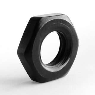 thin nuts in black stainless steel available in m3, m4, m5, m6, m8