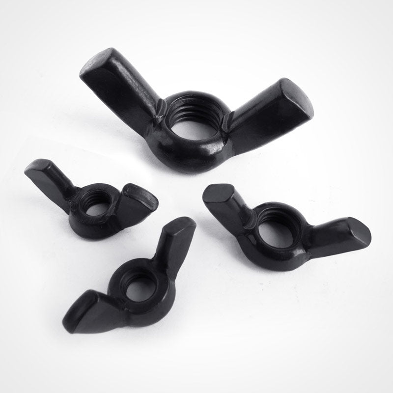 Black Stainless Steel Wing Nuts A2-70 – carbolts.co.uk